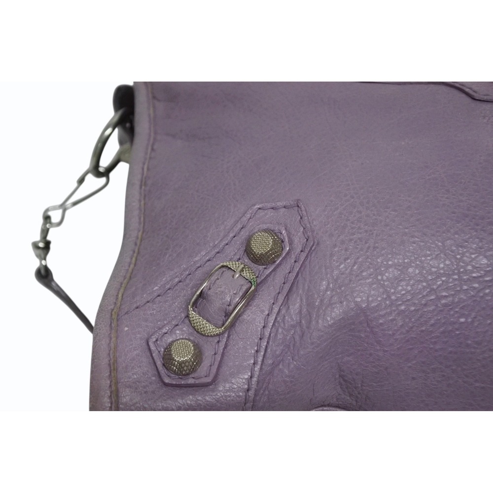 BALENCIAGA The Giant City Handbag Purple - Picture 9 of 10